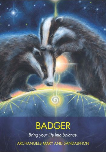 Archangel Animal Oracle card showing the deck's detailed artistic vision — Eternal Spirit