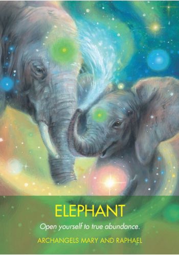 Archangel Animal Oracle card reflecting the deck's transcendent artwork — Eternal Spirit