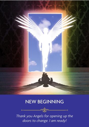 Angel Prayers Oracle card capturing the deck's intuitive artistry — Eternal Spirit
