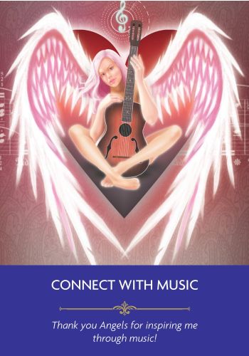 Angel Prayers Oracle card showing the deck's detailed artistic vision — Eternal Spirit