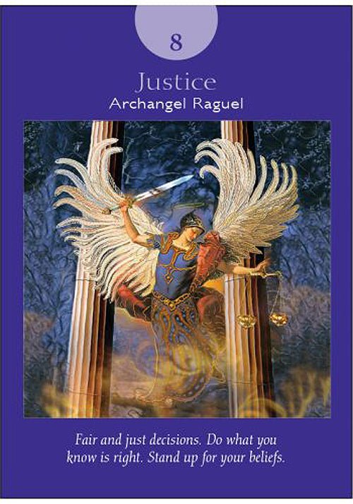 Angel Tarot card revealing the deck's mystical artwork — Eternal Spirit