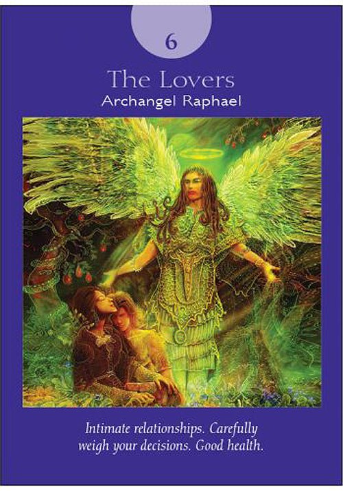 Angel Tarot card showcasing the deck's evocative imagery — Eternal Spirit