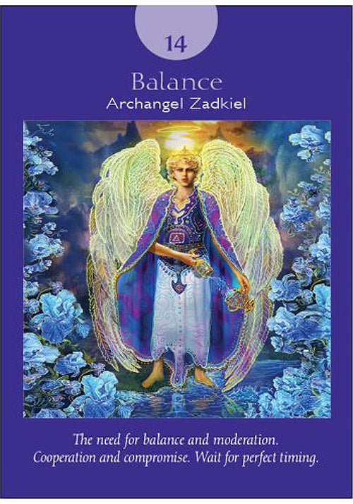 Angel Tarot card illuminating the deck's rich colour palette — Eternal Spirit