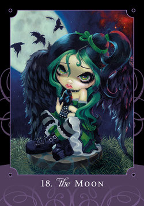 Beautiful Creatures Tarot card featuring the deck's enchanting card art — Eternal Spirit