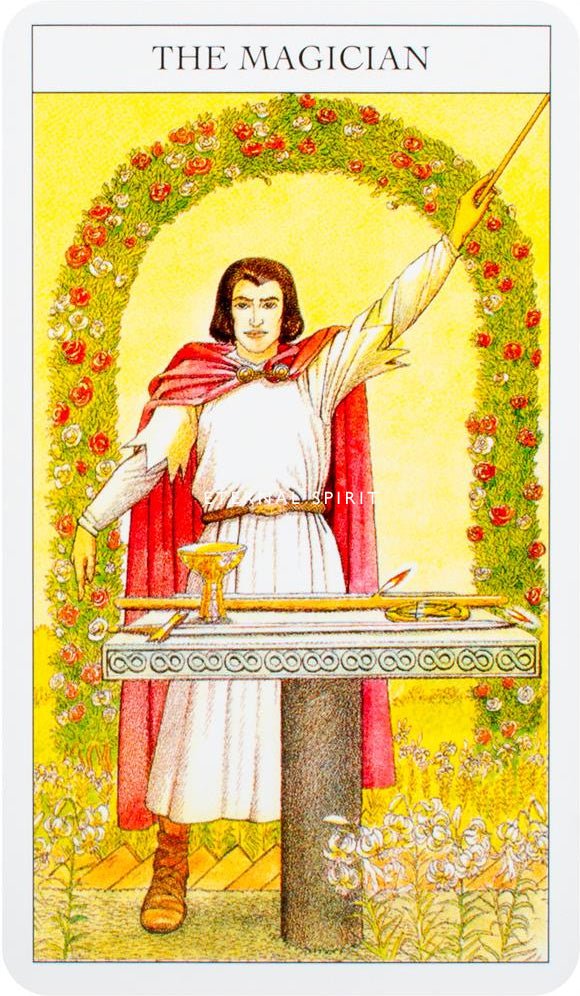 Beginner's Guide to Tarot card portraying the deck's otherworldly aesthetic — Eternal Spirit