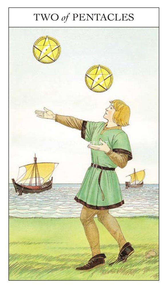 Beginner's Guide to Tarot card exhibiting the deck's transformative card art — Eternal Spirit