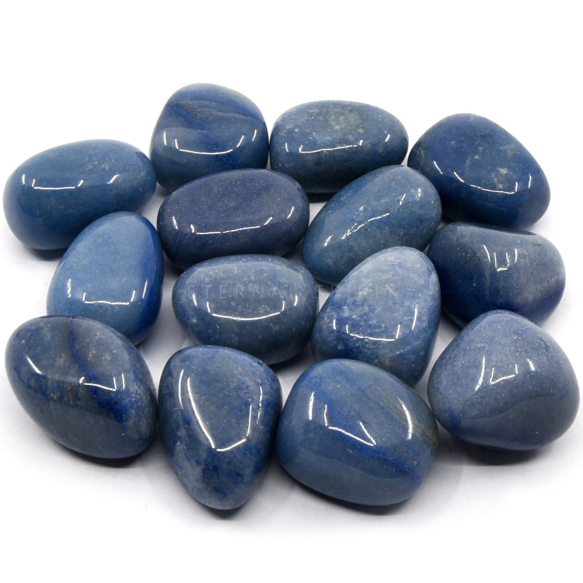 collection of polished Quartz (Blue) tumble stones — Eternal Spirit