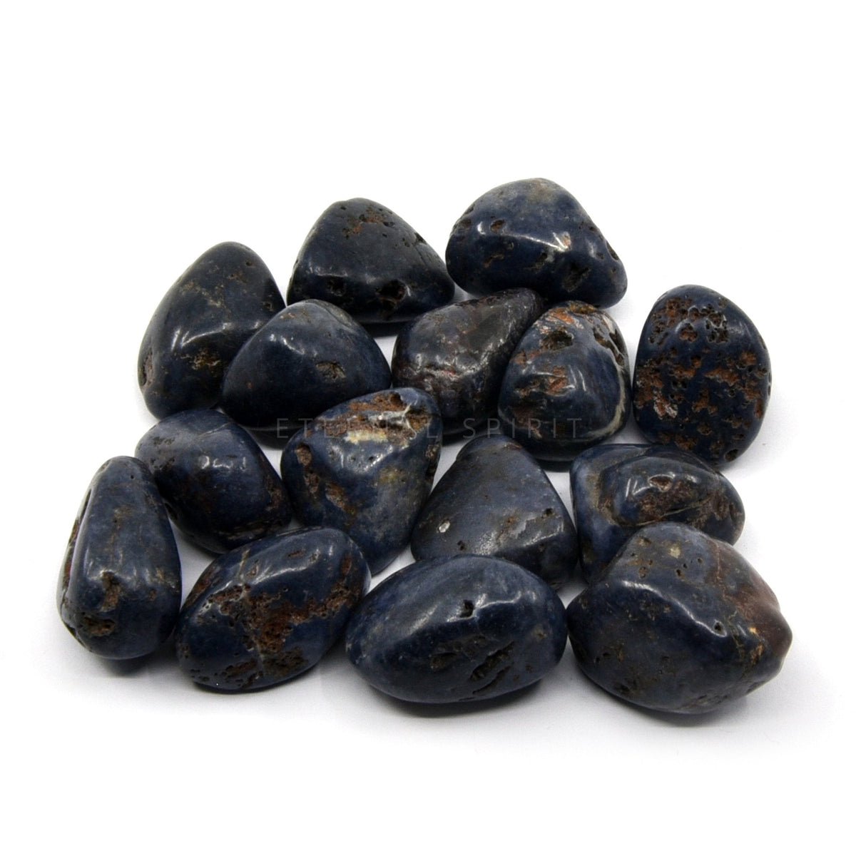 collection of polished Sapphire (Blue) tumble stones — Eternal Spirit