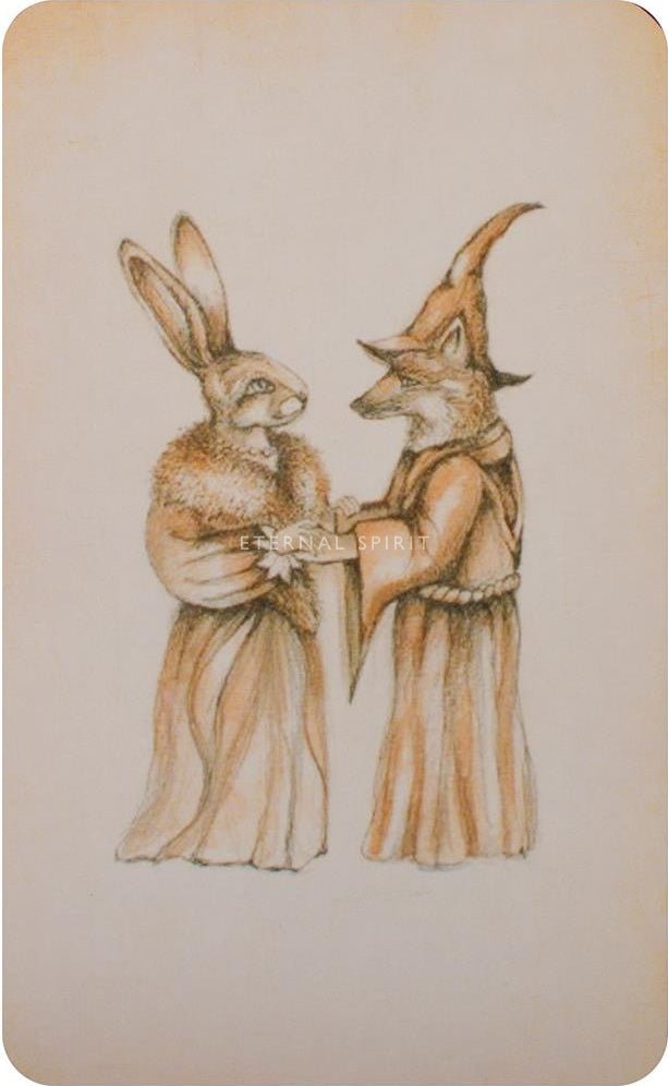 The Bohemian Animal Tarot card unveiling the deck's spiritual symbolism — Eternal Spirit