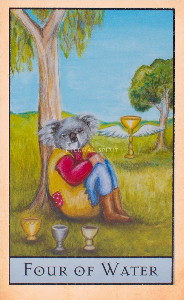 The Bohemian Animal Tarot card exhibiting the deck's transformative card art — Eternal Spirit