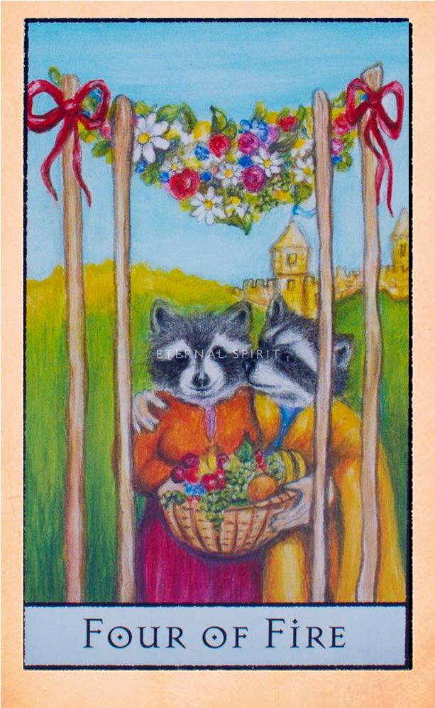 The Bohemian Animal Tarot card celebrating the deck's unique visual language — Eternal Spirit