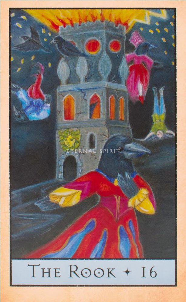 The Bohemian Animal Tarot card displaying the deck's hand-painted illustrations — Eternal Spirit