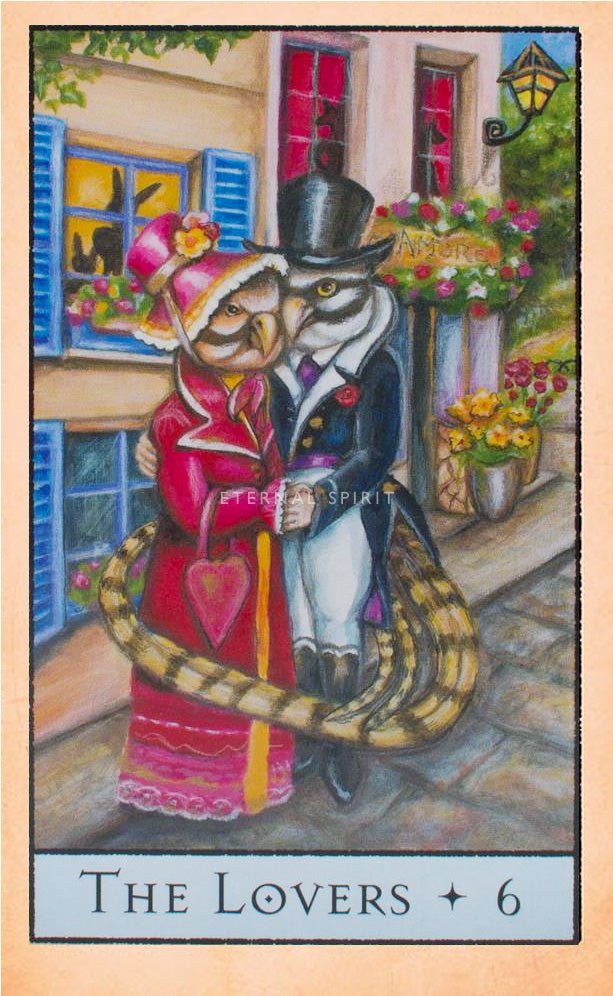 The Bohemian Animal Tarot card highlighting the deck's symbolic art — Eternal Spirit