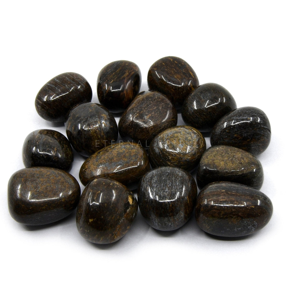 collection of polished Bronzite tumble stones — Eternal Spirit