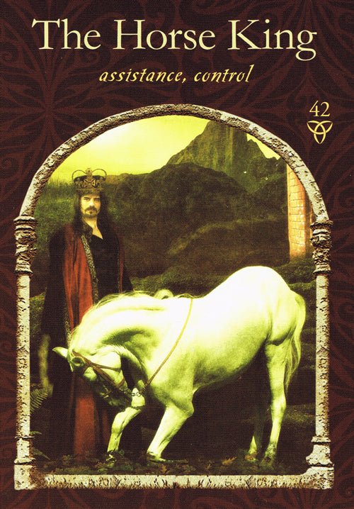 Wisdom of the Hidden Realms Oracle card demonstrating the deck's inspired artistry — Eternal Spirit