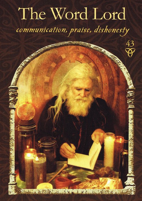 Wisdom of the Hidden Realms Oracle card exhibiting the deck's transformative card art — Eternal Spirit