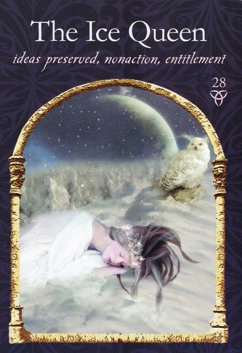 Wisdom of the Hidden Realms Oracle card celebrating the deck's unique visual language — Eternal Spirit