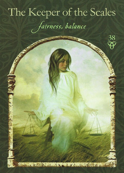 Wisdom of the Hidden Realms Oracle card highlighting the deck's symbolic art — Eternal Spirit
