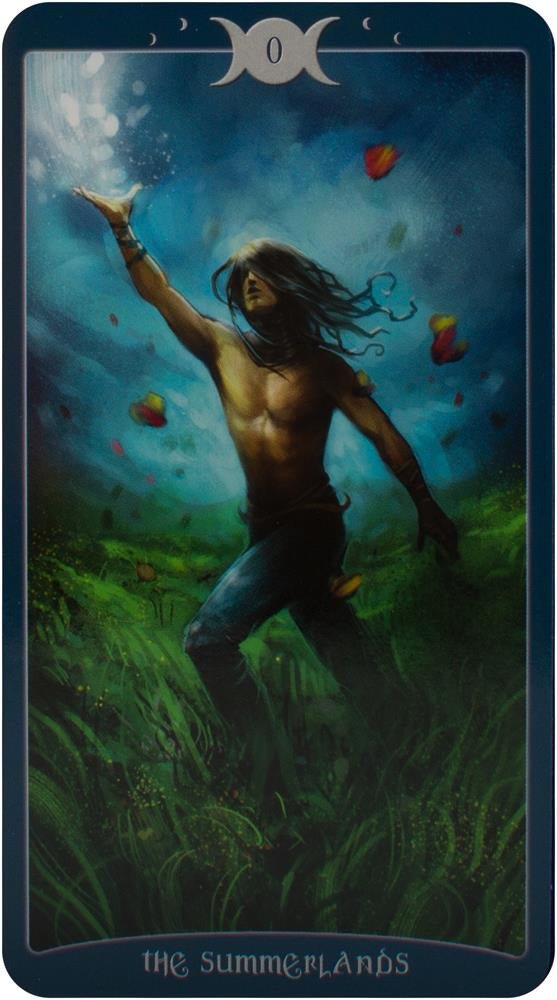 The Book of Shadows Tarot card capturing the deck's intuitive artistry — Eternal Spirit
