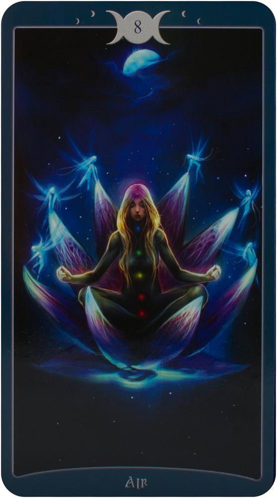 Sample card from the The Book of Shadows Tarot tarot deck — Eternal Spirit