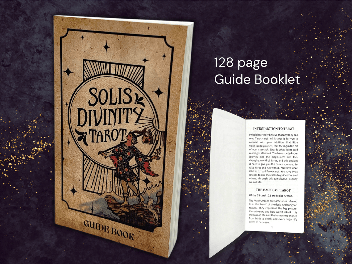 Solis Divinity Tarot (Vintage Edition) card sharing the deck's luminous illustration style (edition view 4) — Eternal Spirit
