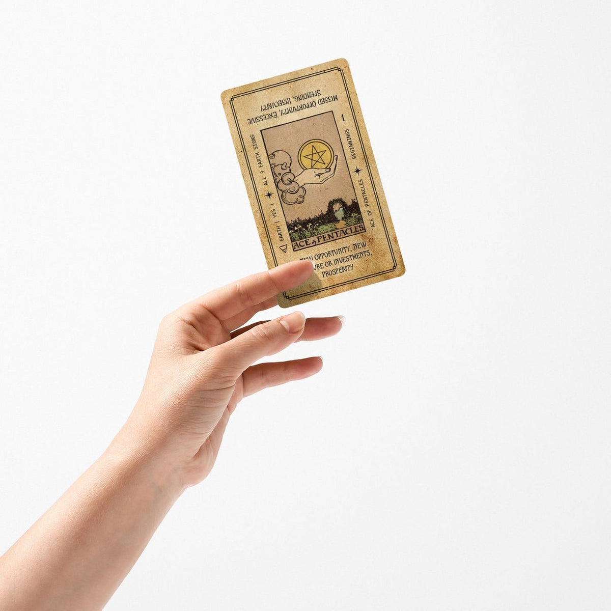 Solis Divinity Tarot (Vintage Edition) card exploring the deck's contemplative imagery (edition view 3) — Eternal Spirit
