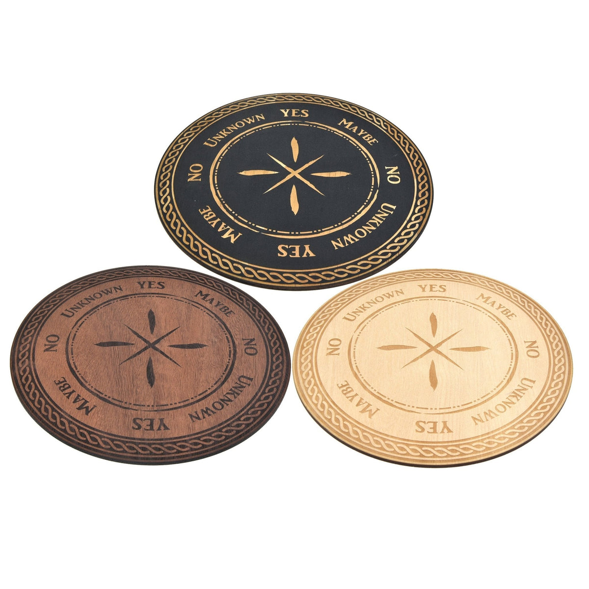 Celtic pendulum boards in Black, Brown and Gold — Eternal Spirit