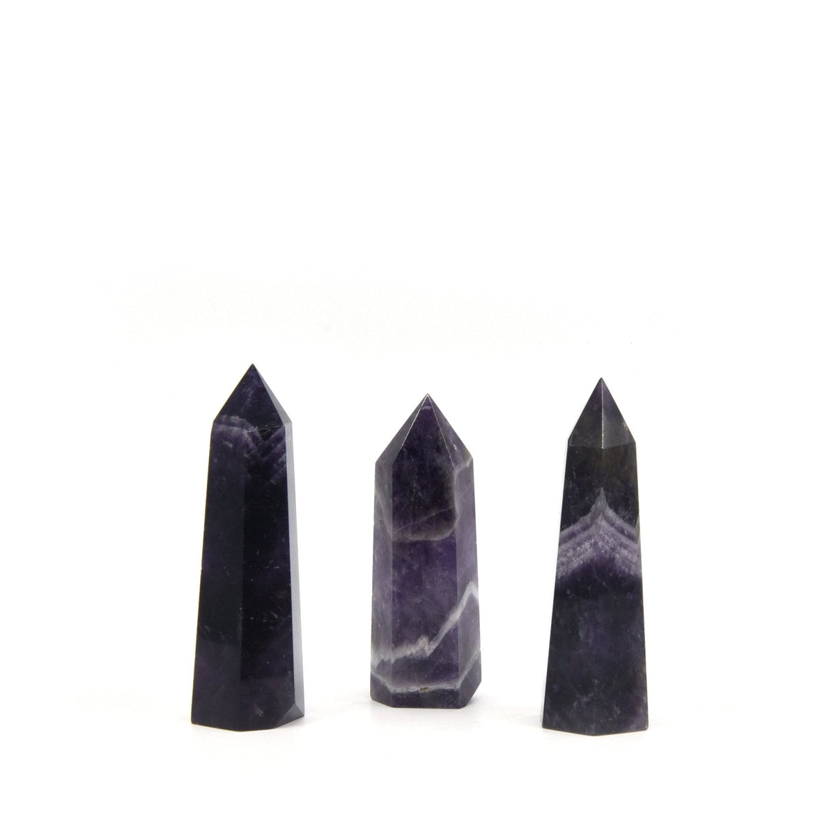 banded Chevron Amethyst generator point 6.0cm — Eternal Spirit