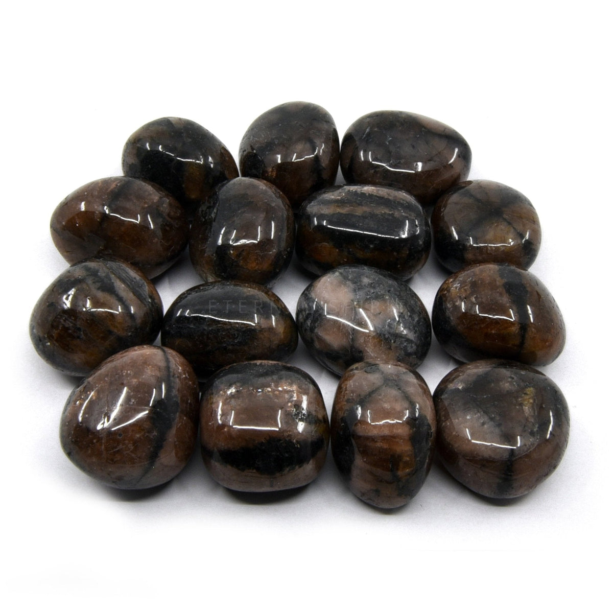 collection of polished Chiastolite tumble stones — Eternal Spirit