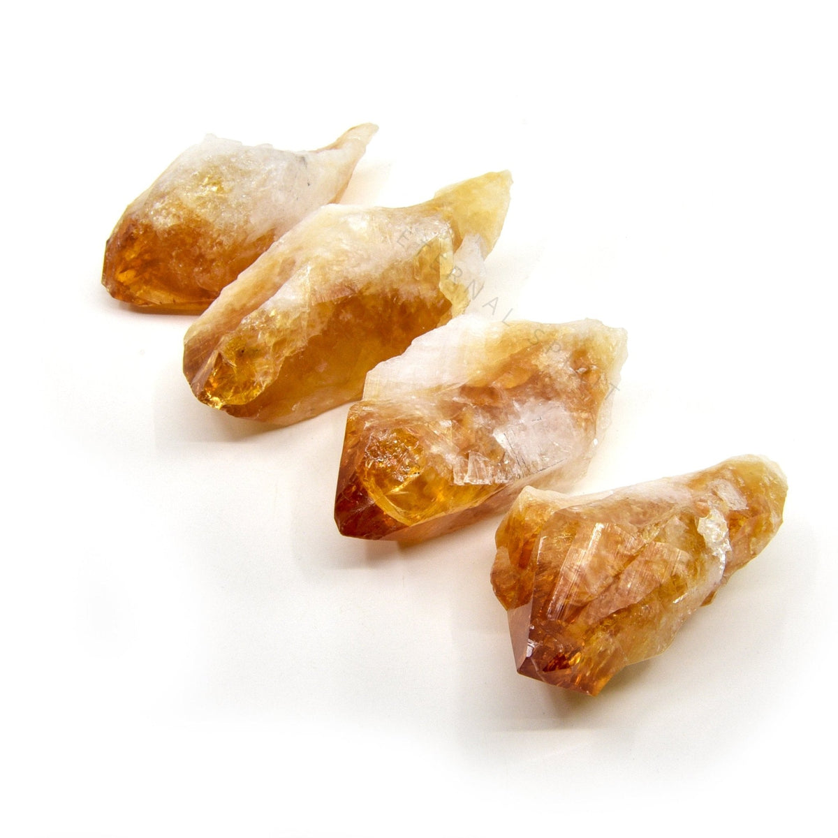 warm golden Citrine natural point, $06 selection — Eternal Spirit