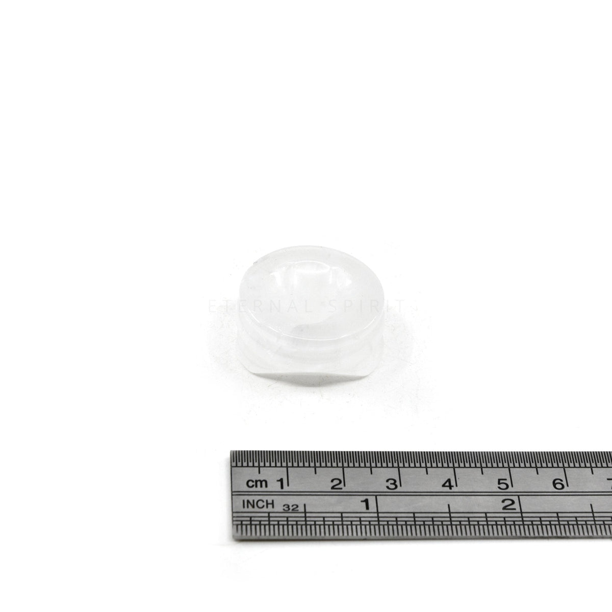 Crystalline Clear Quartz (Clear) crystal sphere stand, hand-carved — Eternal Spirit