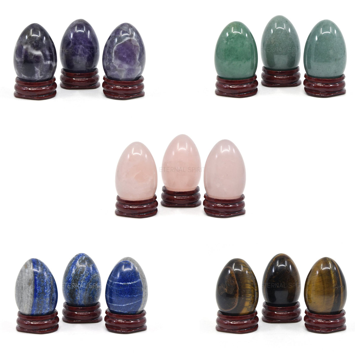 banded Chevron Amethyst 40mm crystal egg — Eternal Spirit