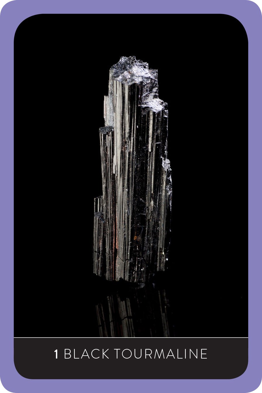 The Crystal Wisdom Healing Oracle card portraying the deck's otherworldly aesthetic — Eternal Spirit