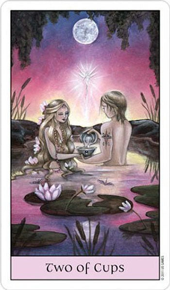 Crystal Visions Tarot card sharing the deck's luminous illustration style — Eternal Spirit