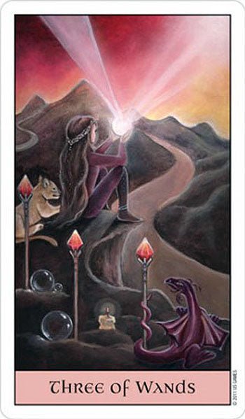 Crystal Visions Tarot card reflecting the deck's transcendent artwork — Eternal Spirit