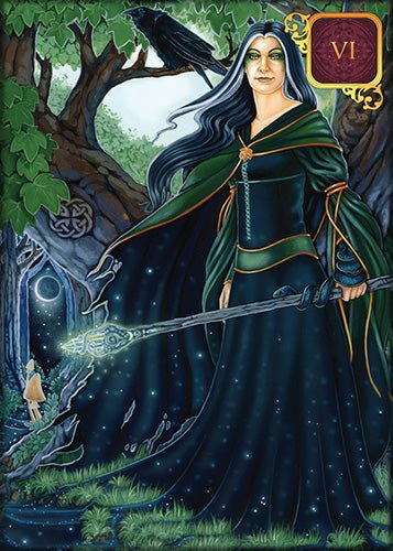 Dreams of Gaia Tarot (Pocket Edition) card reflecting the deck's transcendent artwork — Eternal Spirit