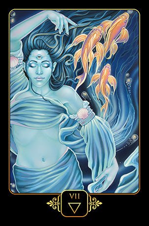 Dreams of Gaia Tarot card illuminating the deck's rich colour palette — Eternal Spirit