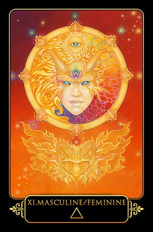 Dreams of Gaia Tarot card celebrating the deck's unique visual language — Eternal Spirit