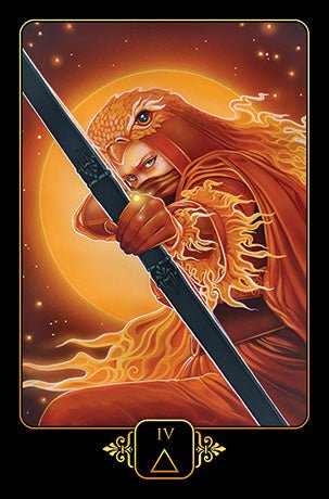 Dreams of Gaia Tarot card showcasing the deck's evocative imagery — Eternal Spirit