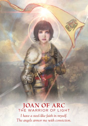 The Divine Feminine Oracle card demonstrating the deck's inspired artistry — Eternal Spirit