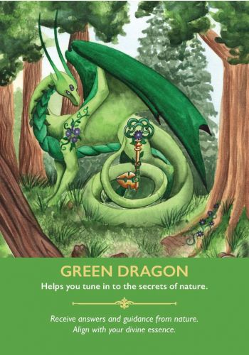 Dragon Oracle card showcasing the deck's evocative imagery — Eternal Spirit