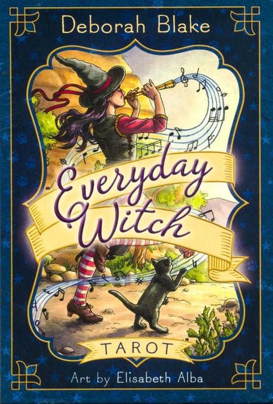 Everyday Witch Tarot box with witch on broomstick by Deborah Blake — Eternal Spirit