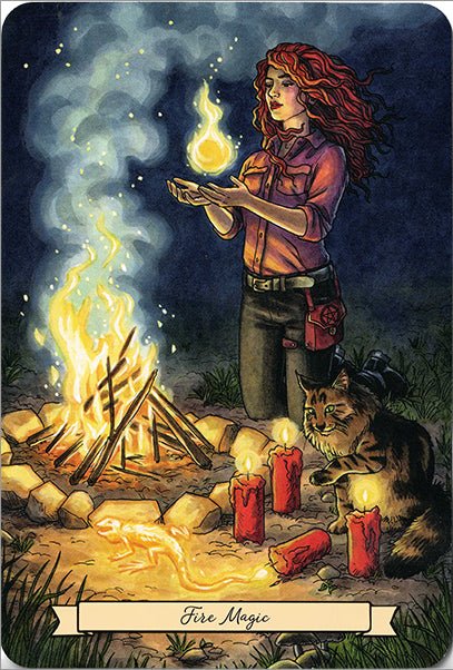 Everyday Witch Oracle card celebrating the deck's unique visual language — Eternal Spirit