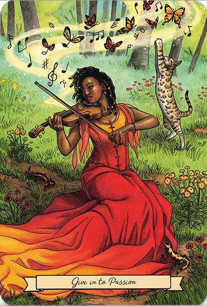 Everyday Witch Oracle card revealing the deck's mystical artwork — Eternal Spirit