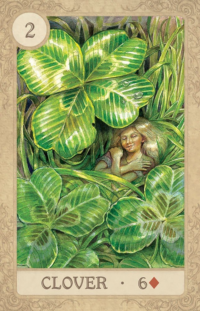 Fairy Tale Lenormand card illuminating the deck's rich colour palette — Eternal Spirit