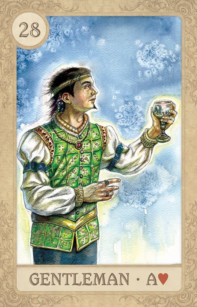 Fairy Tale Lenormand card presenting the deck's visionary illustrations — Eternal Spirit