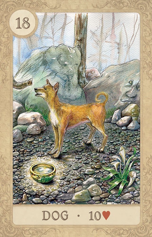 Fairy Tale Lenormand card showing the deck's detailed artistic vision — Eternal Spirit