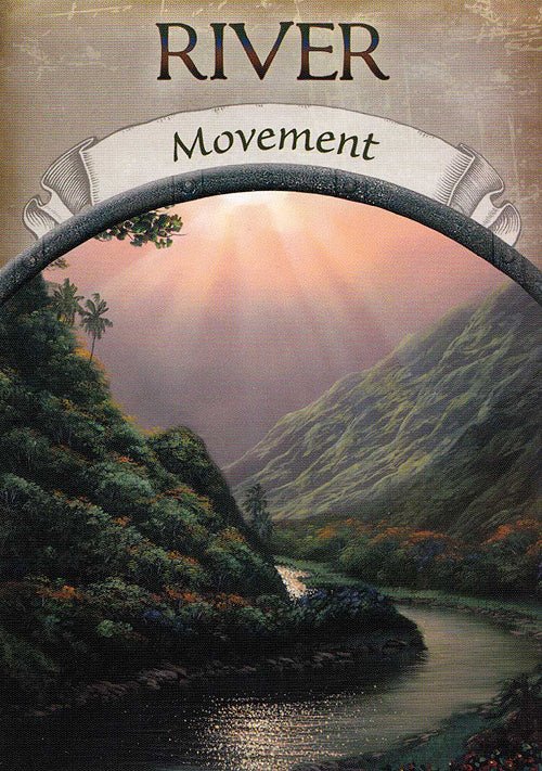 Earth Magic Oracle card reflecting the deck's transcendent artwork — Eternal Spirit
