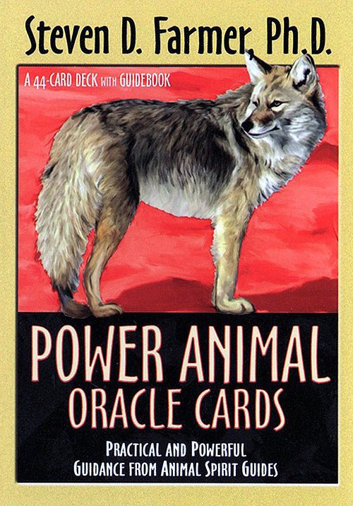 Power Animal Oracle Cards box with wolf by Steven D. Farmer — Eternal Spirit