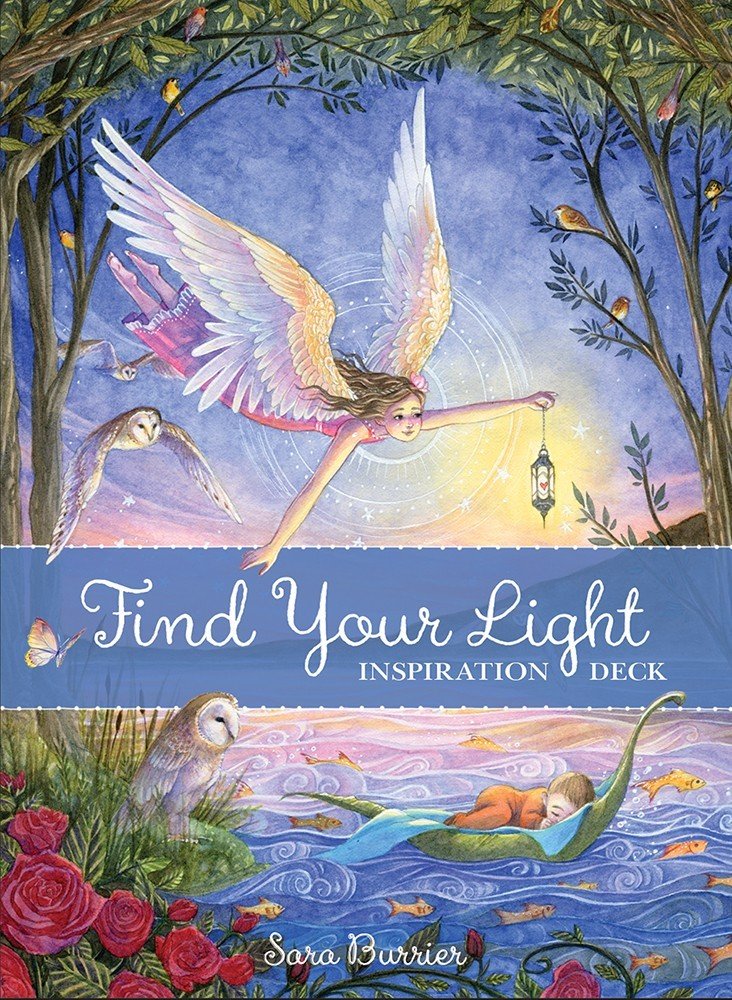 Find Your Light Oracle box with angelic figure and inspiration theme — Eternal Spirit